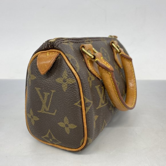LOUIS VUITTON Brown Monogram Mini Speedy Bag - Picture 2 of 11